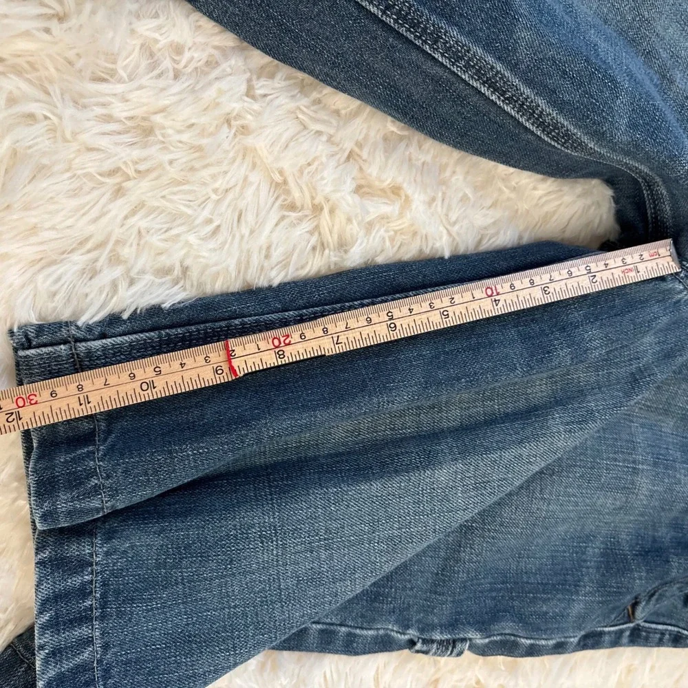 Old Navy Denim Carpenter Shorts Boys 16 Medium Wash Blue Utility Jeans 27 Waist